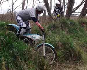 Classic Trials Sam Elliott. Yamaha TY mono